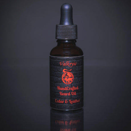 Cedar & Leather Beard Oil - Valkryie